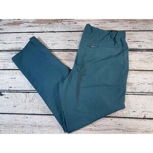 Figs Technical Collection Corinto Scrubs‎ Pants Teal Five Pocket Women's Size L